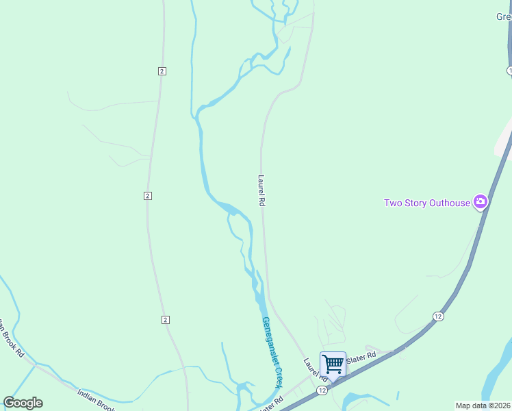 map of restaurants, bars, coffee shops, grocery stores, and more near 229 Laurel Road in Greene