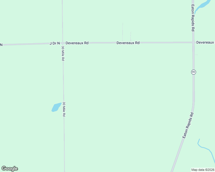 map of restaurants, bars, coffee shops, grocery stores, and more near 16611 Devereaux Road in Albion