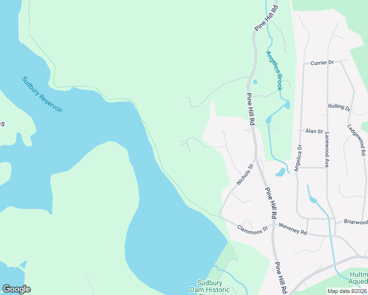map of restaurants, bars, coffee shops, grocery stores, and more near 6 Witherbee Lane in Southborough