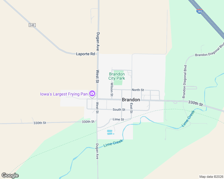 map of restaurants, bars, coffee shops, grocery stores, and more near 399 Wilson St in Brandon