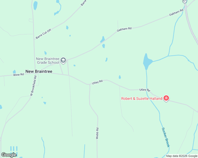 map of restaurants, bars, coffee shops, grocery stores, and more near 291 Utley Road in New Braintree