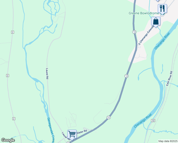 map of restaurants, bars, coffee shops, grocery stores, and more near in Greene