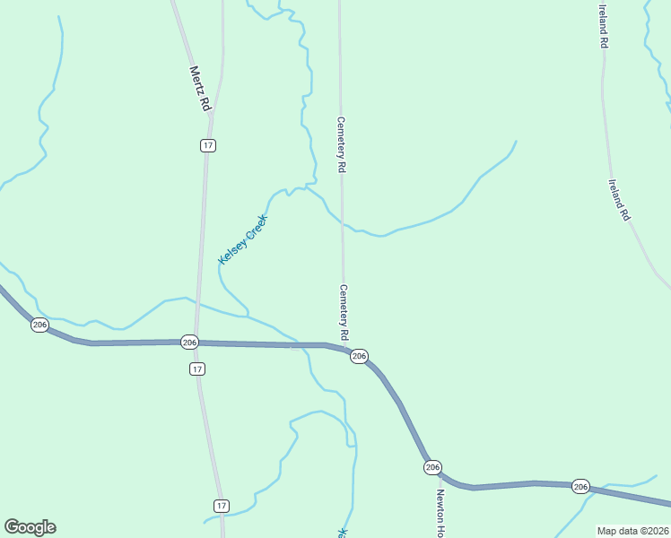 map of restaurants, bars, coffee shops, grocery stores, and more near 141 Cemetery Road in Bainbridge