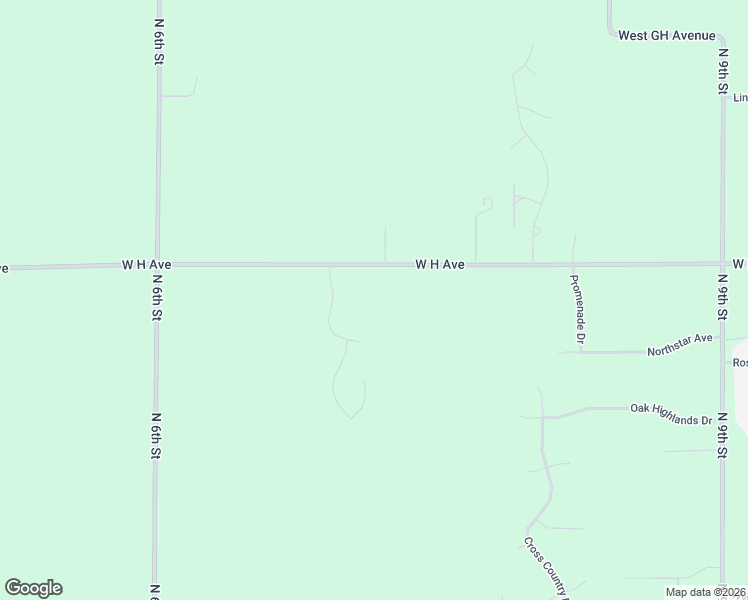 map of restaurants, bars, coffee shops, grocery stores, and more near 7447 West H Avenue in Kalamazoo