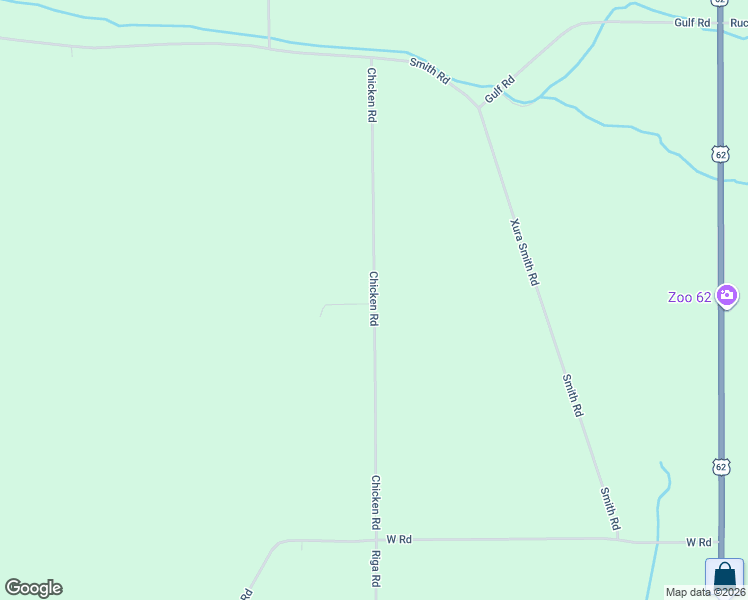 map of restaurants, bars, coffee shops, grocery stores, and more near Chicken Road in Cattaraugus County