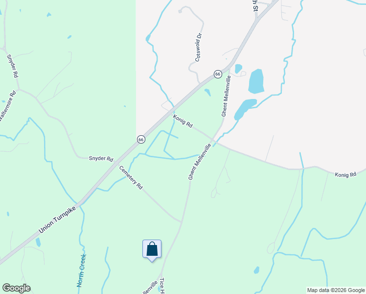 map of restaurants, bars, coffee shops, grocery stores, and more near 74 Habeck Road in Ghent