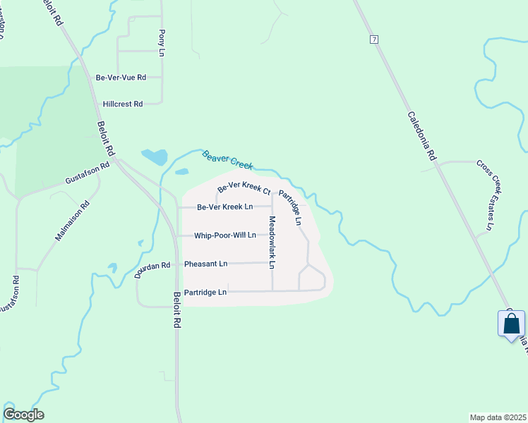 map of restaurants, bars, coffee shops, grocery stores, and more near 3271 Be-Ver Kreek Lane in Belvidere