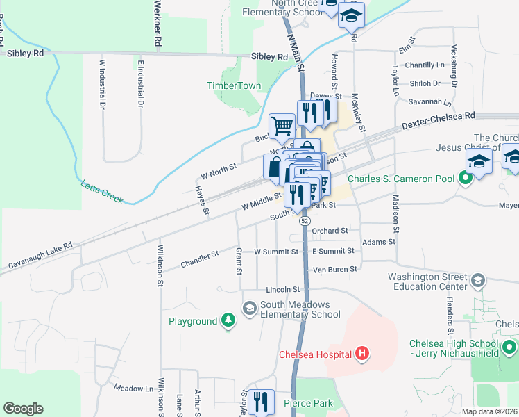 map of restaurants, bars, coffee shops, grocery stores, and more near 310 South Street in Chelsea