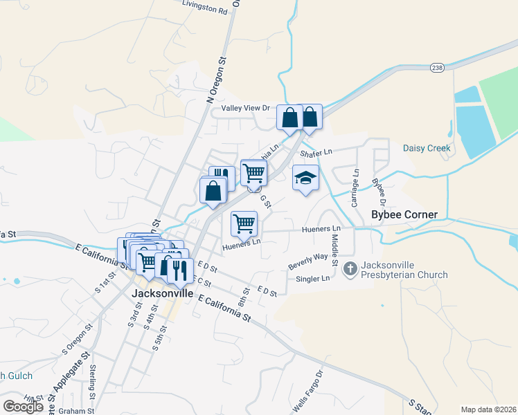 map of restaurants, bars, coffee shops, grocery stores, and more near 690 North 5th Street in Jacksonville