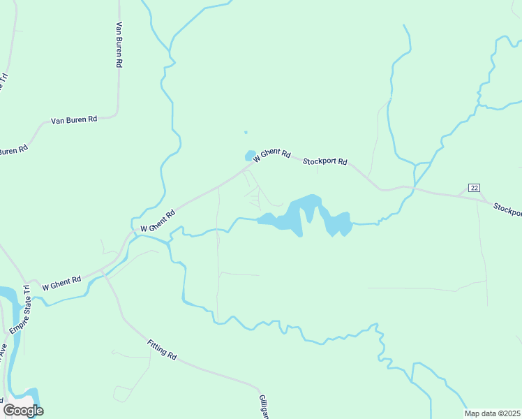 map of restaurants, bars, coffee shops, grocery stores, and more near 301 West Ghent Road in Hudson