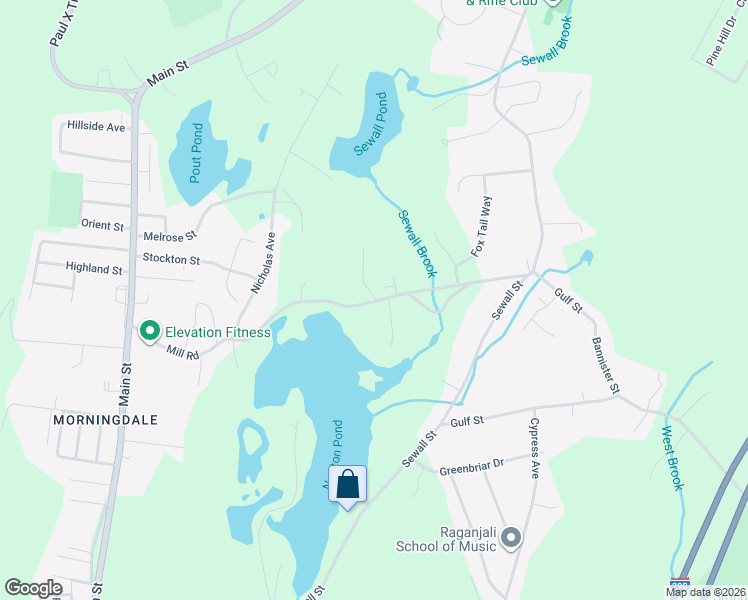 map of restaurants, bars, coffee shops, grocery stores, and more near 2 Brooke Road in Boylston