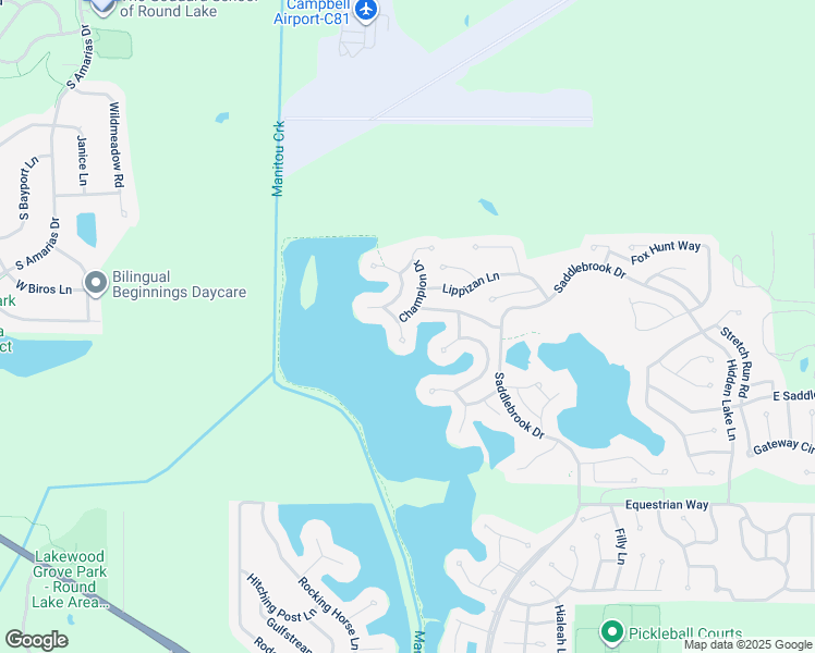 map of restaurants, bars, coffee shops, grocery stores, and more near 2205 Morgan Court in Grayslake