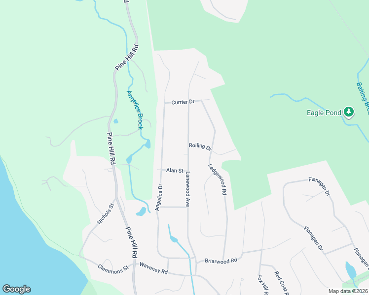 map of restaurants, bars, coffee shops, grocery stores, and more near 52 Lanewood Avenue in Framingham