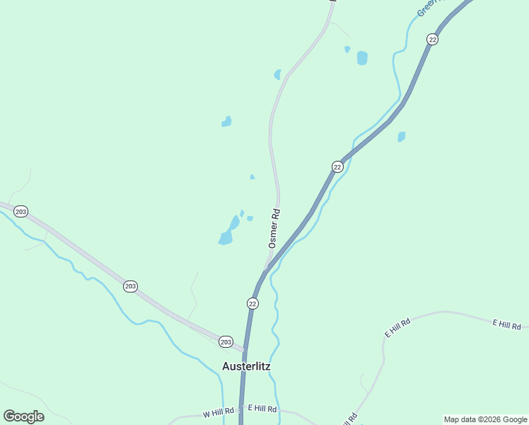 map of restaurants, bars, coffee shops, grocery stores, and more near 31 County Route 5 in Austerlitz
