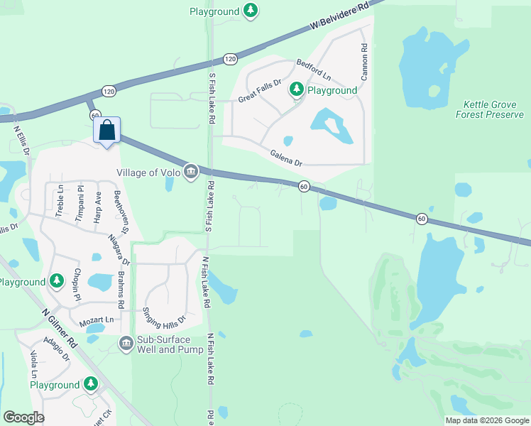 map of restaurants, bars, coffee shops, grocery stores, and more near 661 Seneca Street in Volo