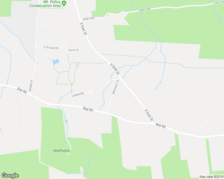 map of restaurants, bars, coffee shops, grocery stores, and more near 65 Mechanic Street in Amherst