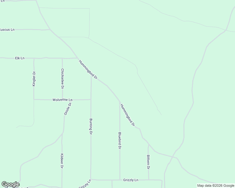 map of restaurants, bars, coffee shops, grocery stores, and more near 10607 Hummingbird Drive in Bonanza