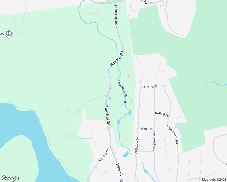 map of restaurants, bars, coffee shops, grocery stores, and more near 61 Pine Hill Road in Southborough