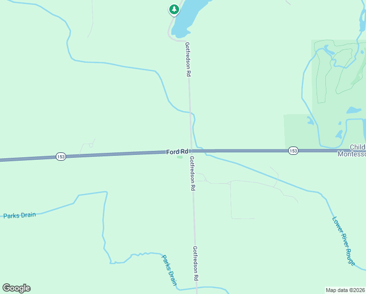 map of restaurants, bars, coffee shops, grocery stores, and more near 9985 Ford Road in Superior Charter Township