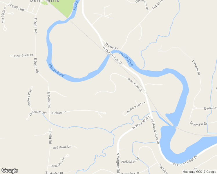 map of restaurants, bars, coffee shops, grocery stores, and more near 3686 River Pines Drive in Ann Arbor