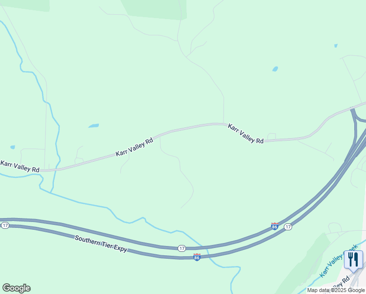 map of restaurants, bars, coffee shops, grocery stores, and more near 621 County Road 2 in Almond