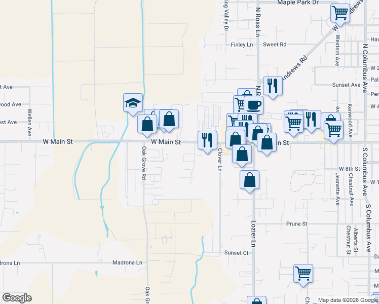 map of restaurants, bars, coffee shops, grocery stores, and more near 3 Englemann Lane in Medford
