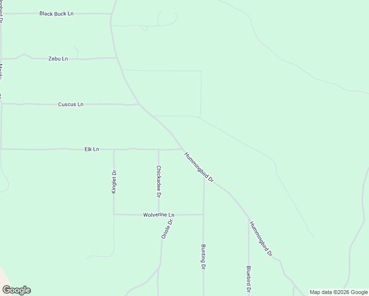 map of restaurants, bars, coffee shops, grocery stores, and more near Hummingbird Drive in Bonanza