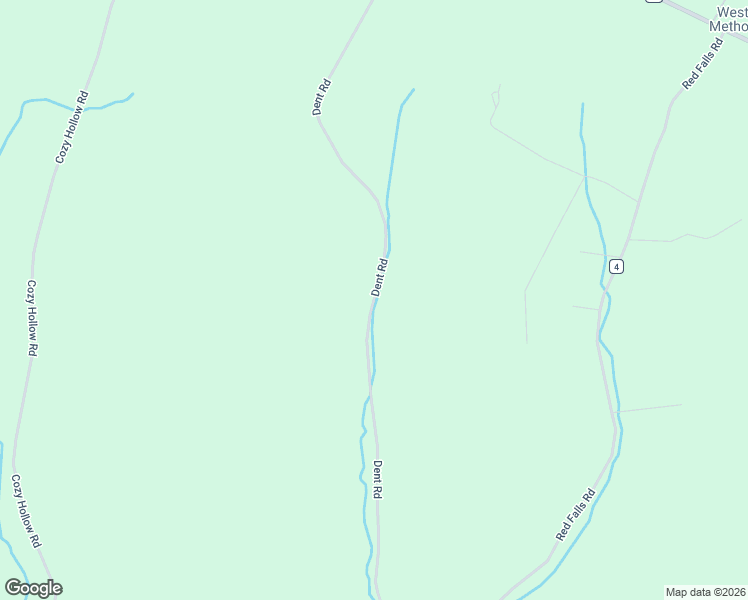 map of restaurants, bars, coffee shops, grocery stores, and more near Dent Road in Greene County