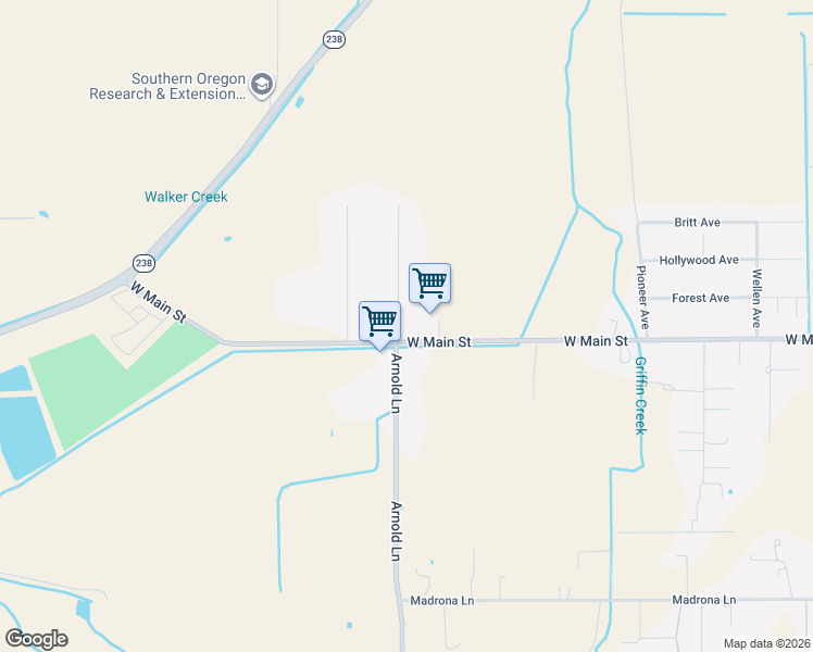 map of restaurants, bars, coffee shops, grocery stores, and more near 42 Vashti Way in Medford