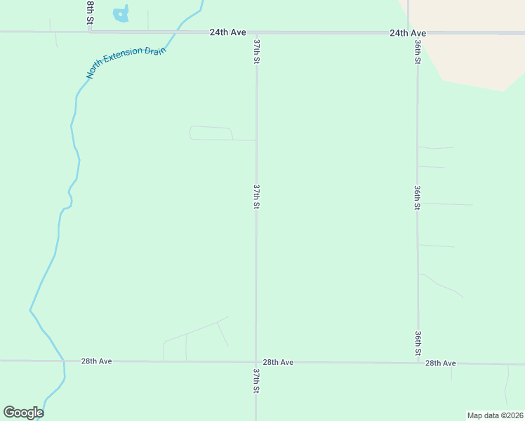 map of restaurants, bars, coffee shops, grocery stores, and more near 26201 37th Street in Gobles