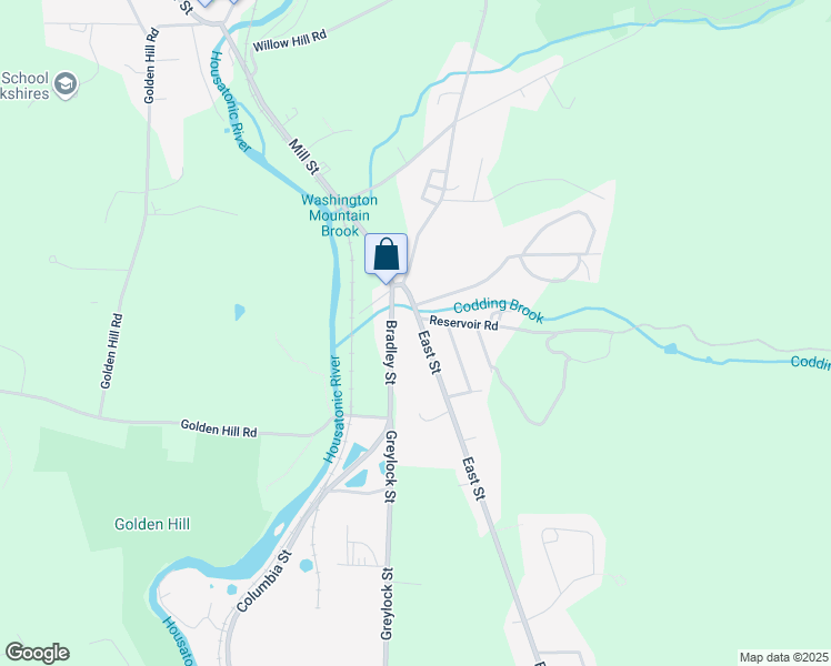 map of restaurants, bars, coffee shops, grocery stores, and more near 771-851 East St in Lee