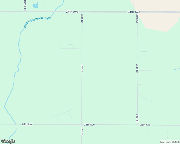 map of restaurants, bars, coffee shops, grocery stores, and more near 26201 37th Street in Gobles