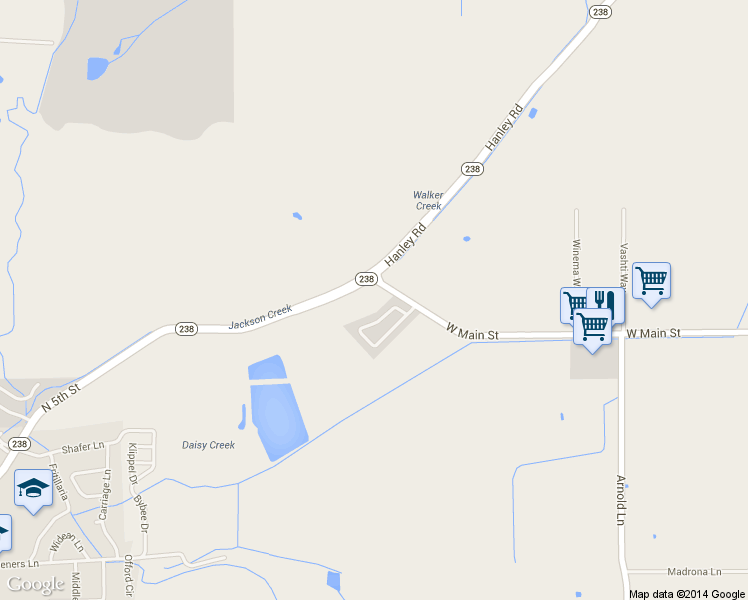 map of restaurants, bars, coffee shops, grocery stores, and more near 4491 West Main Street in Medford
