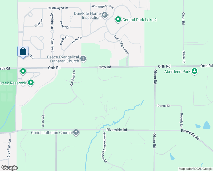 map of restaurants, bars, coffee shops, grocery stores, and more near 588 Riverside Road in Belvidere