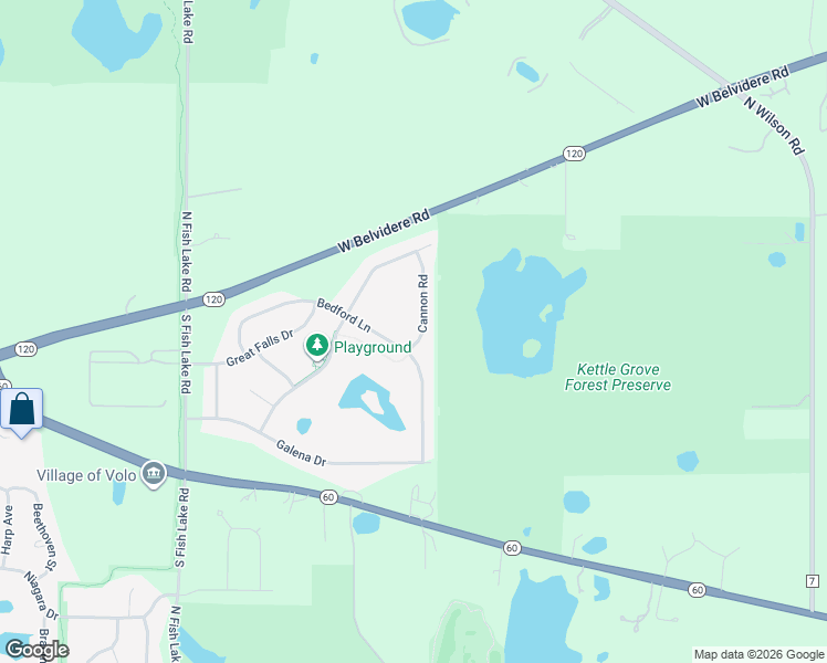 map of restaurants, bars, coffee shops, grocery stores, and more near 248 Cannon Road in Volo
