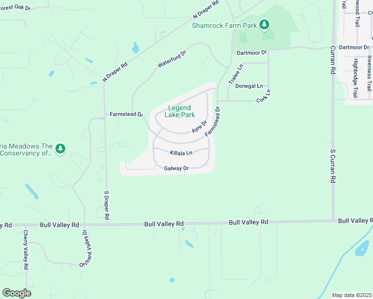 map of restaurants, bars, coffee shops, grocery stores, and more near 6722 Killala Lane in McHenry
