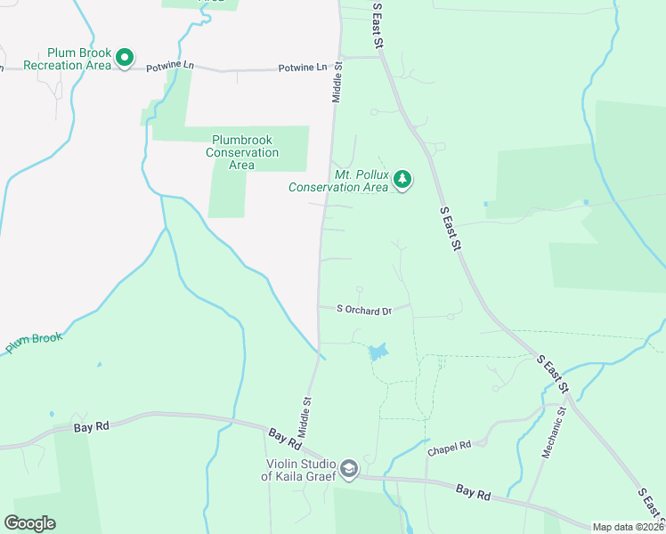 map of restaurants, bars, coffee shops, grocery stores, and more near 400 Middle Street in Amherst
