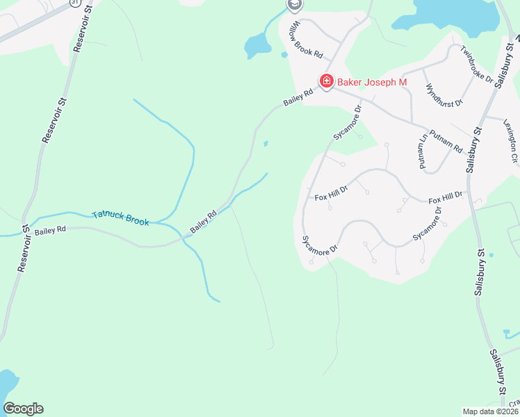 map of restaurants, bars, coffee shops, grocery stores, and more near 30 Chapin Road in Holden