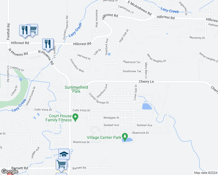 map of restaurants, bars, coffee shops, grocery stores, and more near 409 Stanford Avenue in Medford