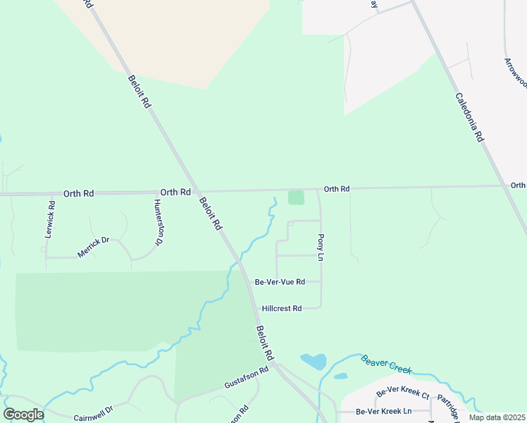 map of restaurants, bars, coffee shops, grocery stores, and more near 2833 Orth Road in Belvidere