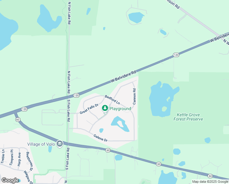 map of restaurants, bars, coffee shops, grocery stores, and more near 1150 Bellows Way in Volo