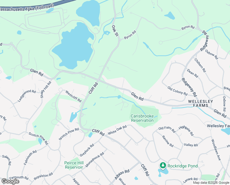 map of restaurants, bars, coffee shops, grocery stores, and more near 301 Glen Road in Weston