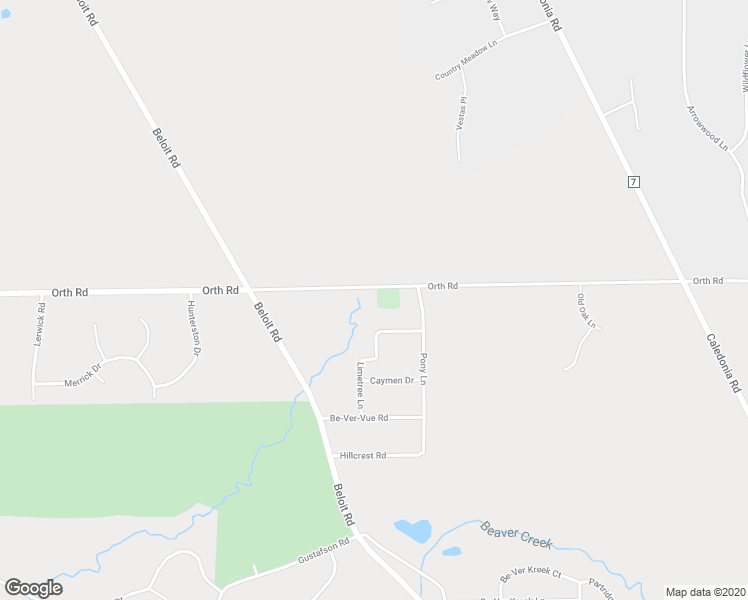map of restaurants, bars, coffee shops, grocery stores, and more near 2833 Orth Road in Belvidere