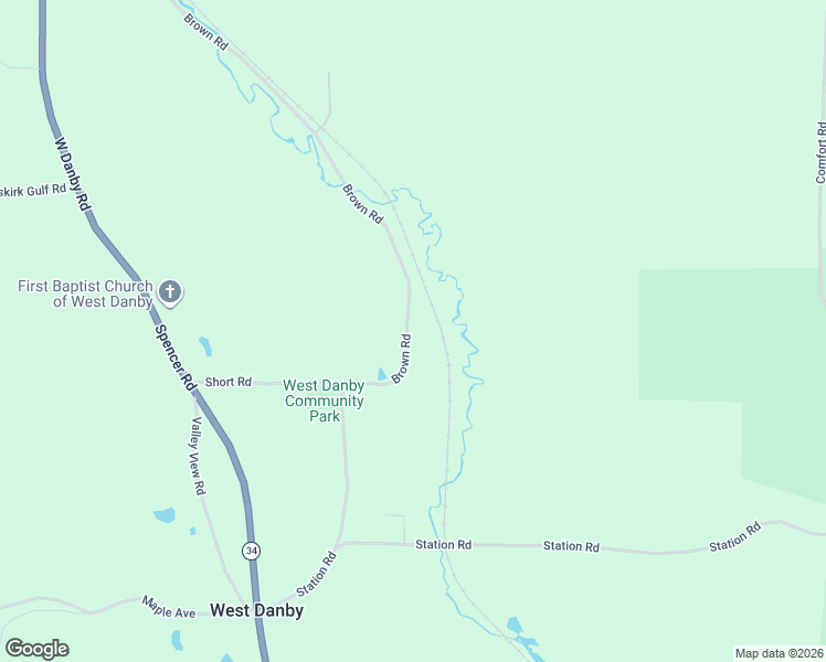 map of restaurants, bars, coffee shops, grocery stores, and more near 440-462 Brown Rd in Spencer