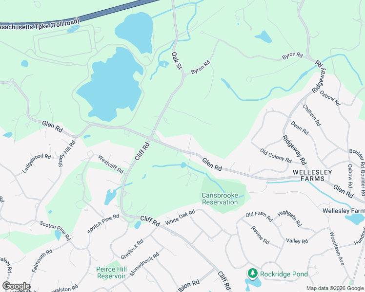 map of restaurants, bars, coffee shops, grocery stores, and more near 301 Glen Road in Weston