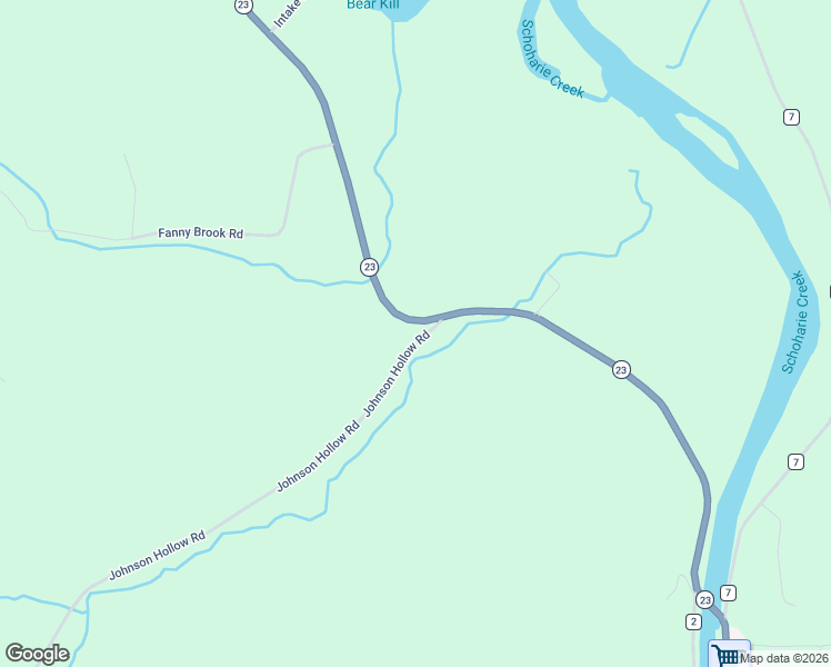 map of restaurants, bars, coffee shops, grocery stores, and more near 44 Johnson Hollow Road in Prattsville