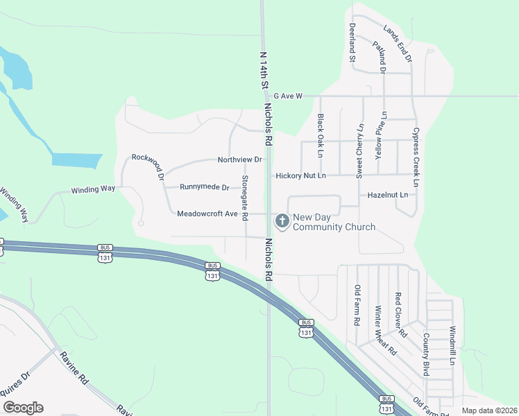 map of restaurants, bars, coffee shops, grocery stores, and more near 3815 Nichols Road in Kalamazoo
