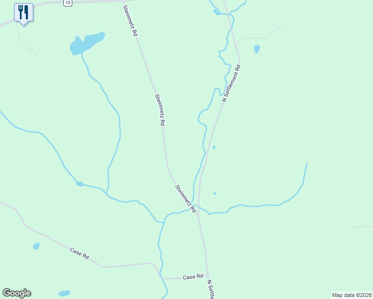 map of restaurants, bars, coffee shops, grocery stores, and more near 731 North Settlement Road in Windham