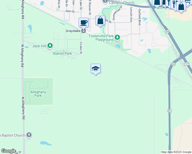 map of restaurants, bars, coffee shops, grocery stores, and more near in Hainesville