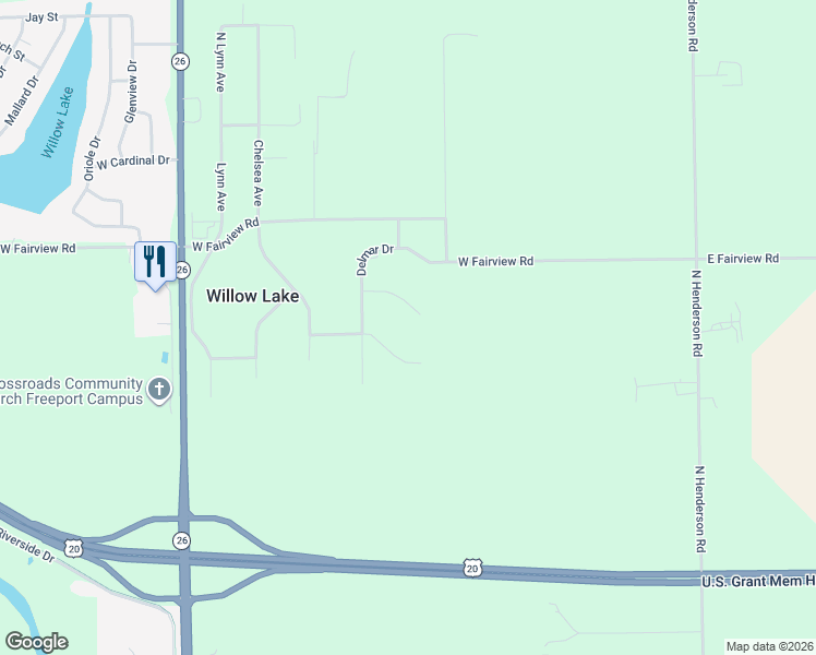 map of restaurants, bars, coffee shops, grocery stores, and more near 543 Rena Court in Freeport